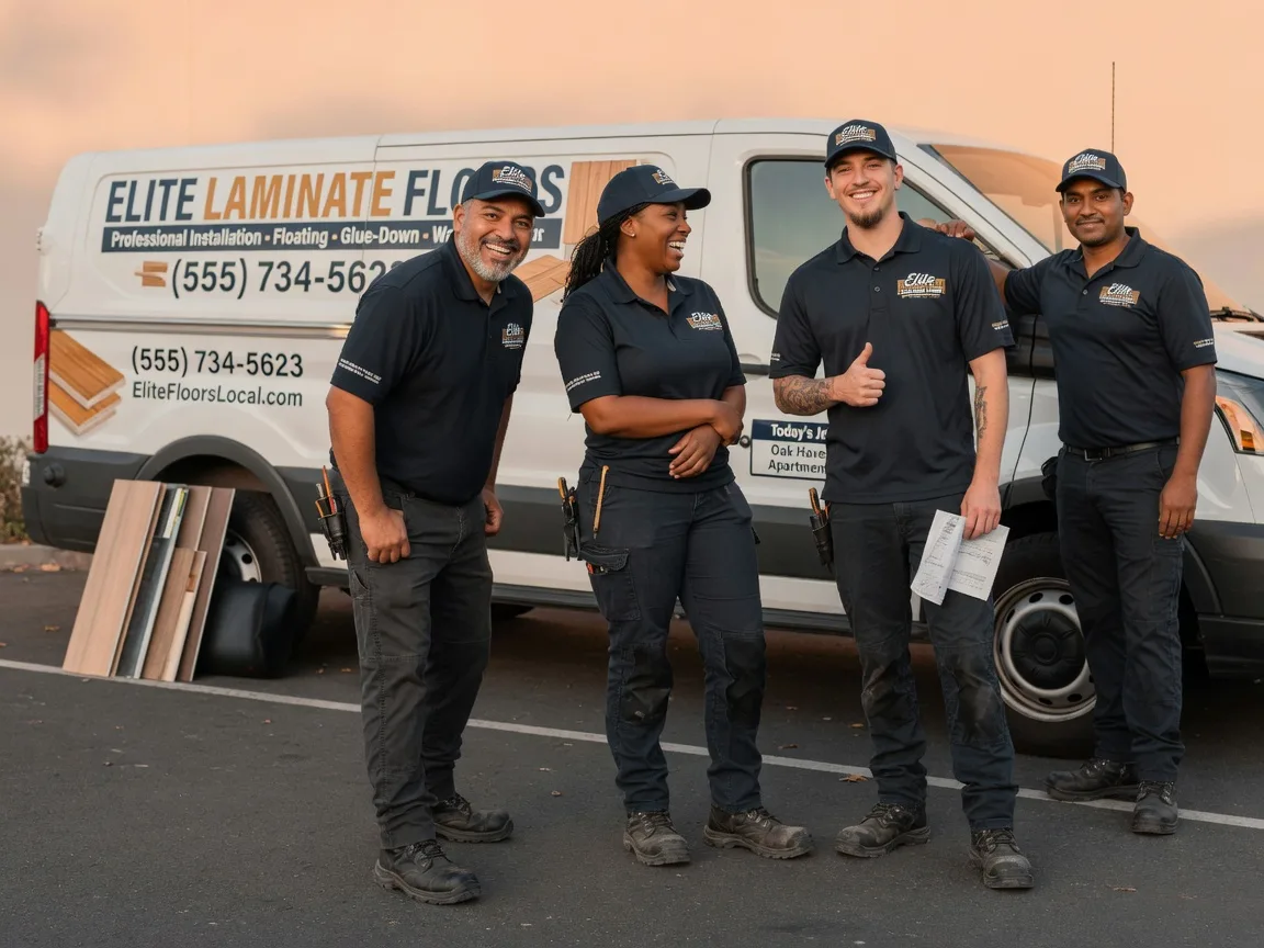 Laminate flooring installation company in Ecru, MS